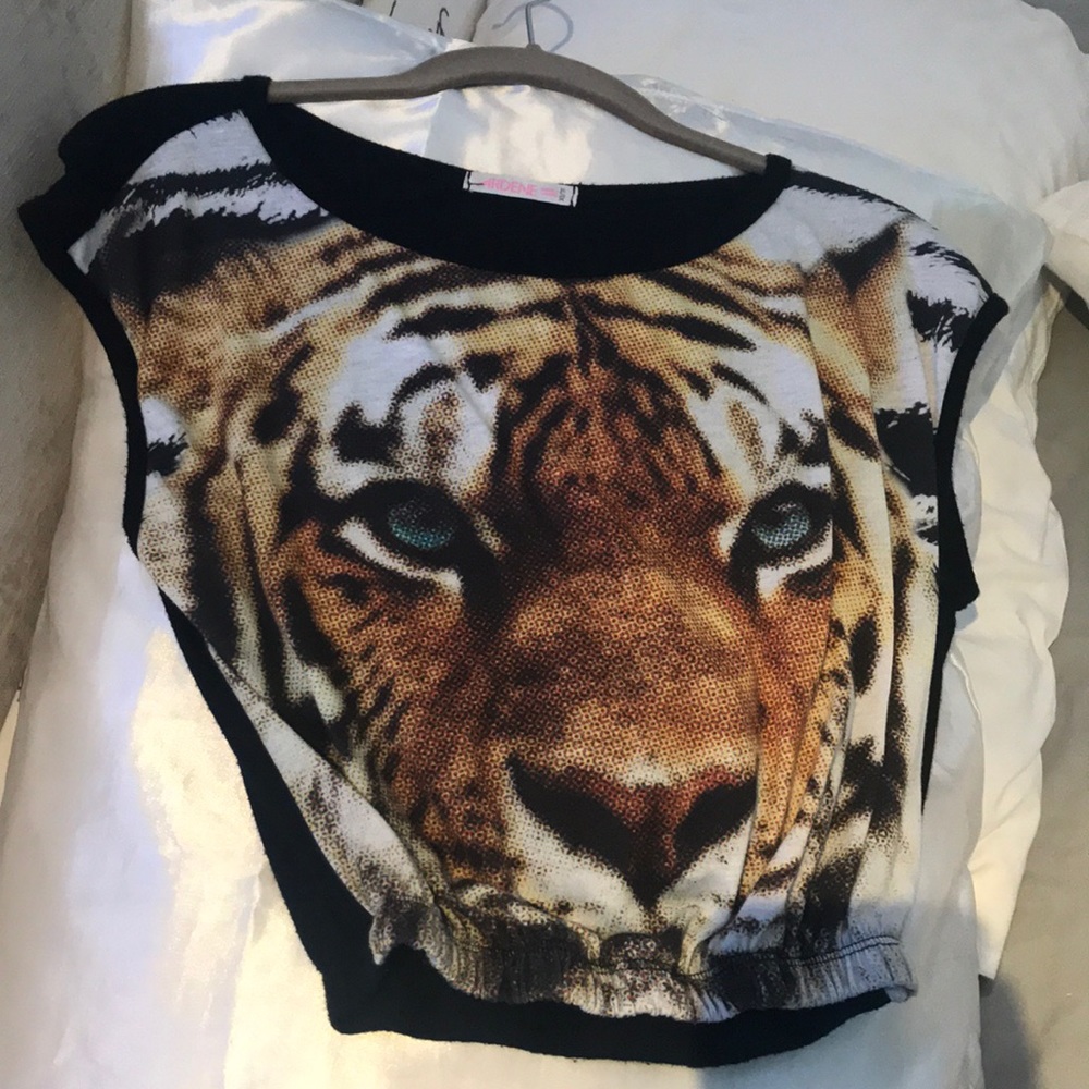 Ardene Tiger Pixel T-Shirt
